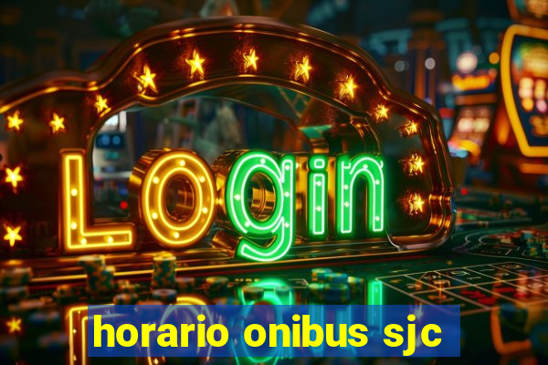 horario onibus sjc